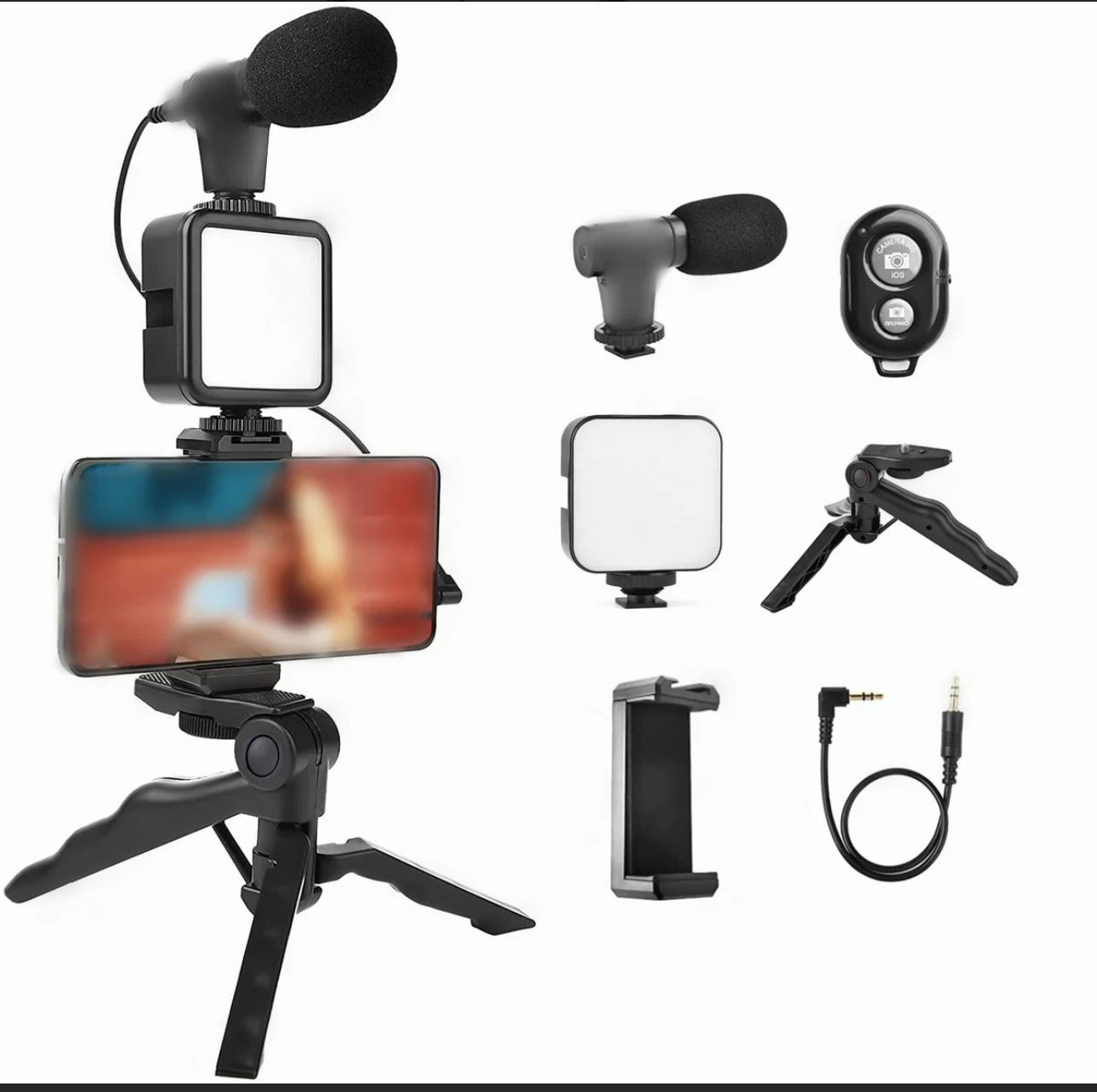 Ay-49 Vlogging Video Making Kit For Smartphone & Camera – Video Recording, Photography & Studio Setup
