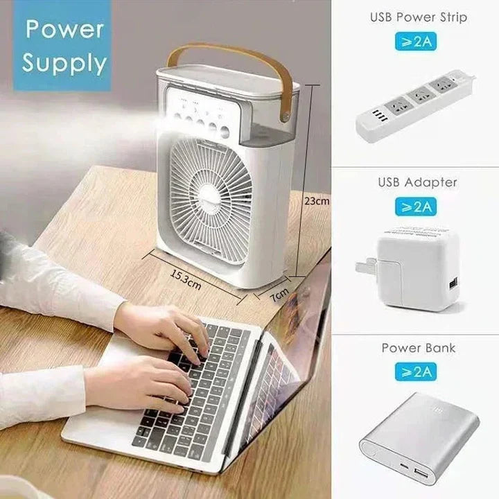 3 In 1 Air Humidifier Water Cooling Fan