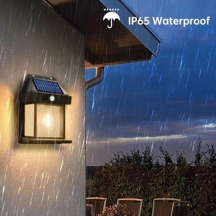 Solar Tungsten Filament Lamp – Outdoor Intelligent Induction Wall Lamp